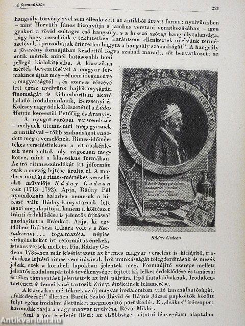 A magyar irodalom története I-III.