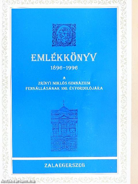 Emlékkönyv 1896-1996
