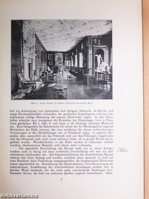 Das englische Haus I-III.