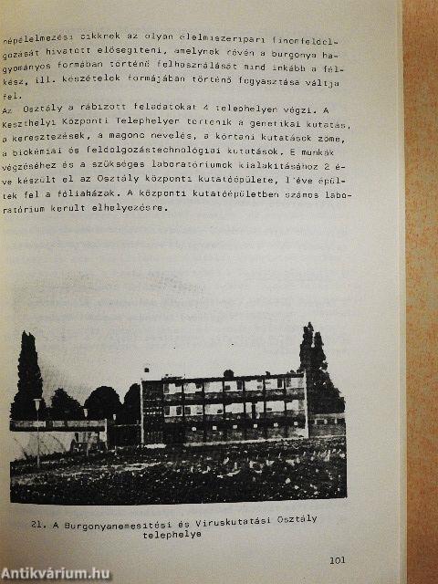 Tájékoztató a Keszthelyi Agrártudományi Egyetem kutatómunkájáról