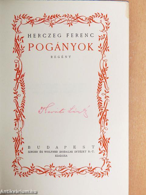 Herczeg Ferenc munkái I-XL/Surányi Miklós: Herczeg Ferenc (aláírt példány)