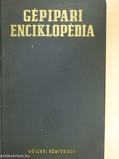 Gépipari enciklopédia 8. kötet 2. könyv