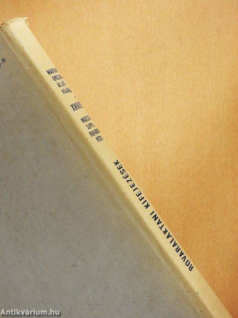 Rovaralaktani kifejezések-terminologia insectorum morphologica