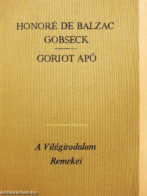 Gobseck/Goriot apó
