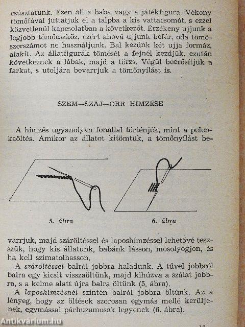 Játékok textilből