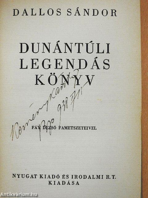 Dunántúli legendás könyv
