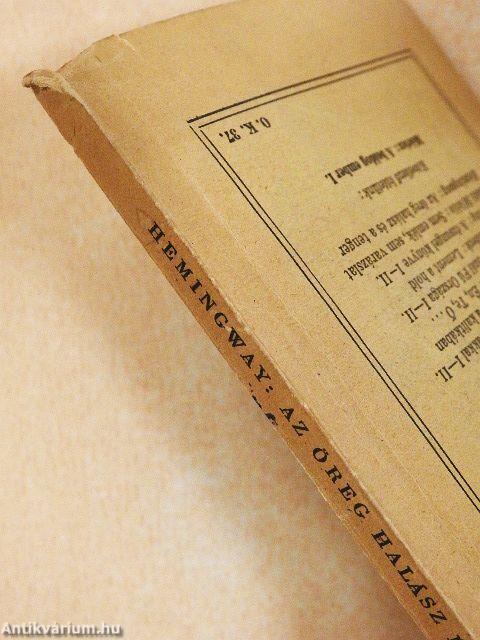 Az öreg halász és a tenger