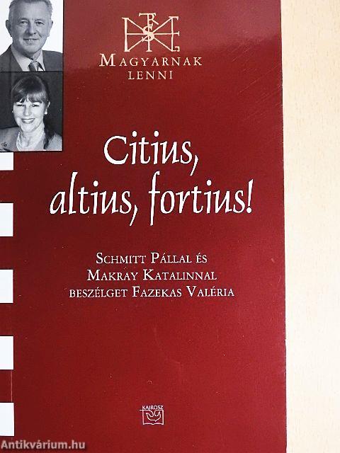 Citius, altius, fortius!