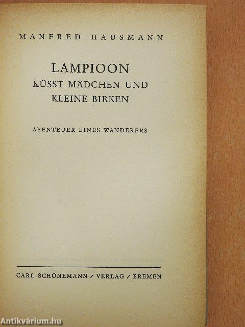 Lampioon küsst Mädchen und kleine Birken