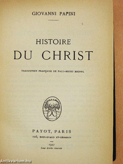 Histoire du Christ