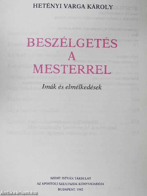 Beszélgetés a Mesterrel