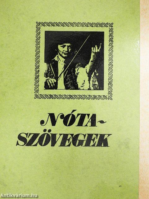Nótaszövegek