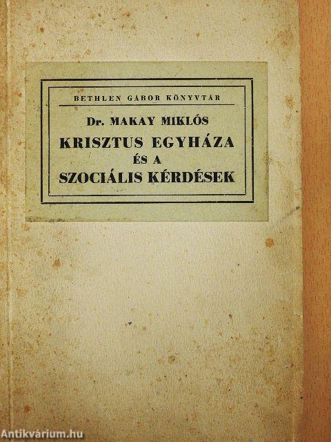 Krisztus egyháza és a szociális kérdések