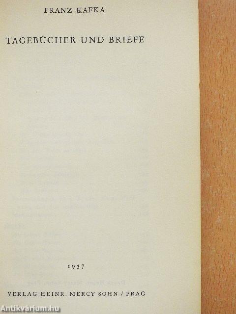 Tagebücher und Briefe