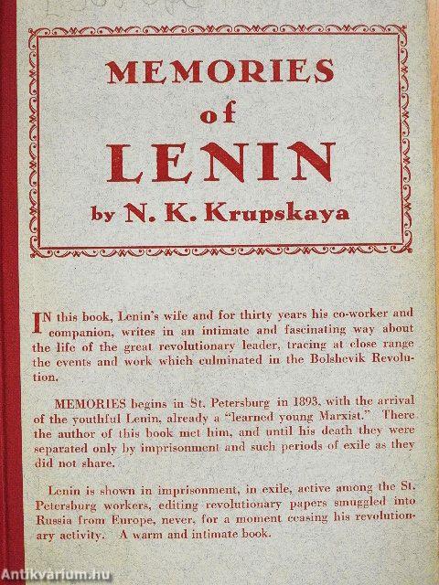 Memories of Lenin