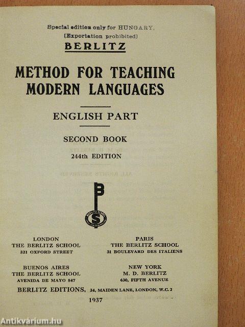Method for Teaching Modern Languages II.