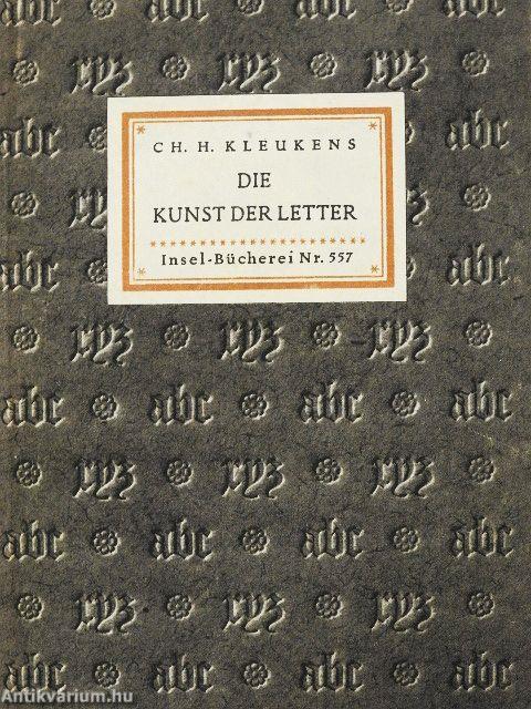 Die Kunst der Letter (gótbetűs)