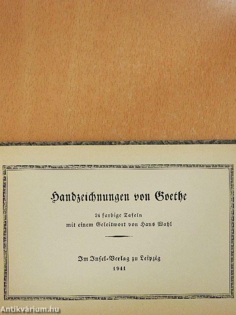 Handzeichnungen von Goethe (Gótbetűs)