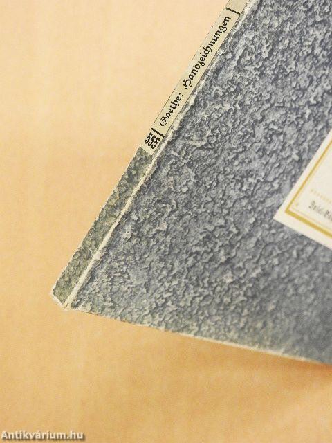 Handzeichnungen von Goethe (Gótbetűs)