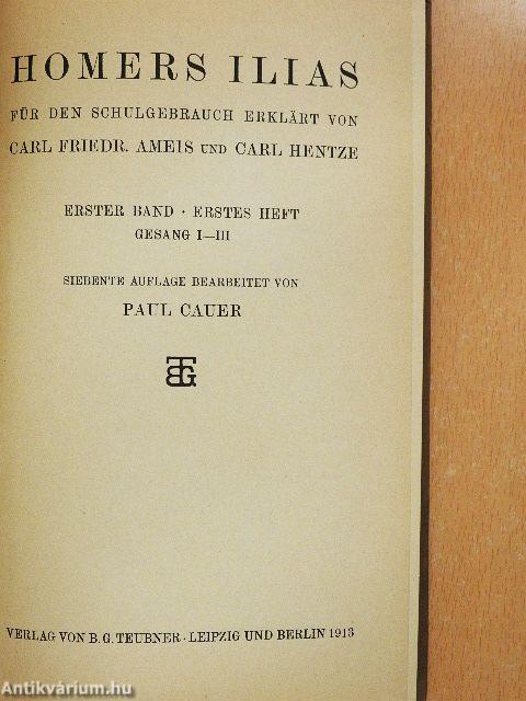 Homers Ilias I/1.