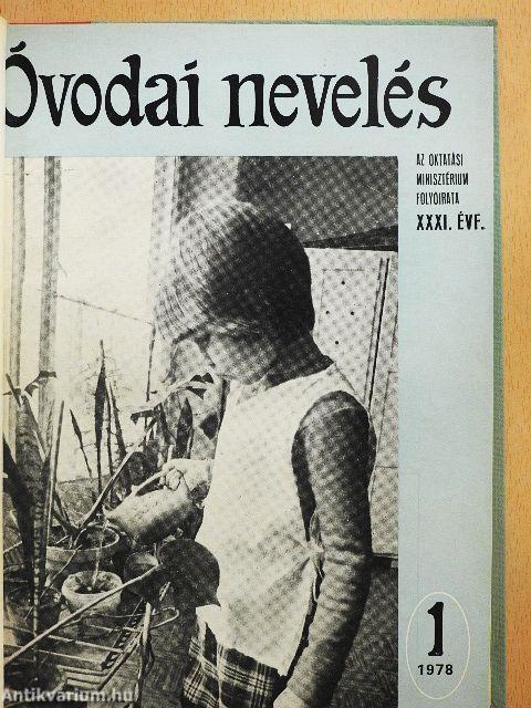 Óvodai nevelés 1978. január-december
