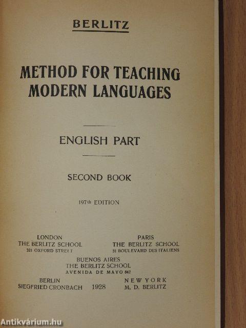 Method for Teaching Modern Languages I-II.