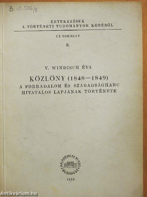 Közlöny (1848-1849)