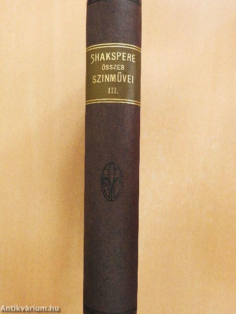 Shakspere történeti szinművei I. (töredék)