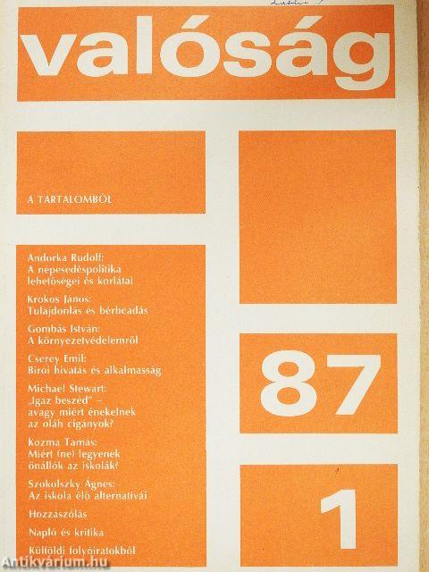 Valóság 1987. január