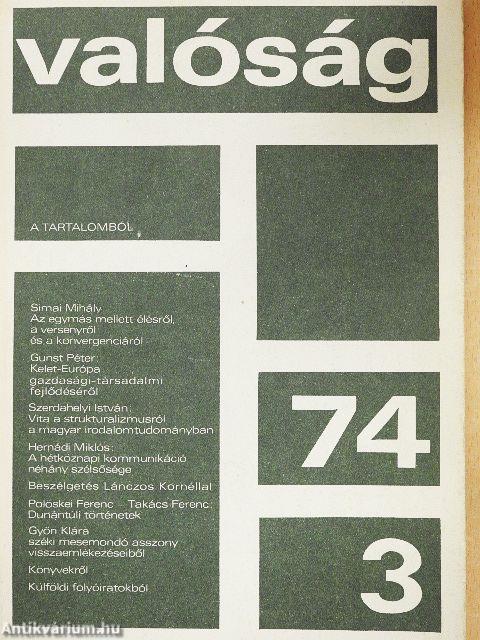 Valóság 1974. március