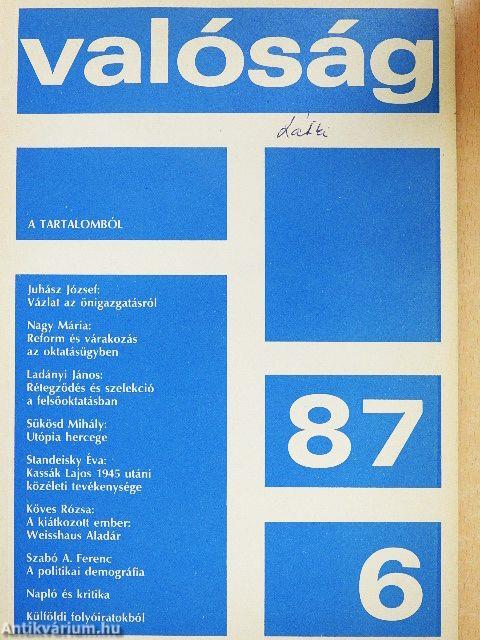 Valóság 1987. június