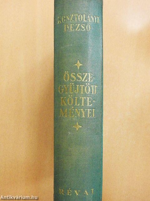 Kosztolányi Dezső összegyűjtött költeményei