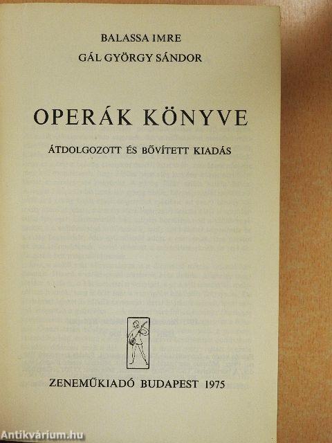 Operák könyve