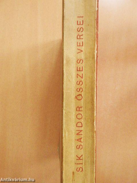 Sík Sándor összes versei
