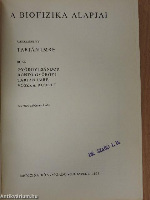 A biofizika alapjai