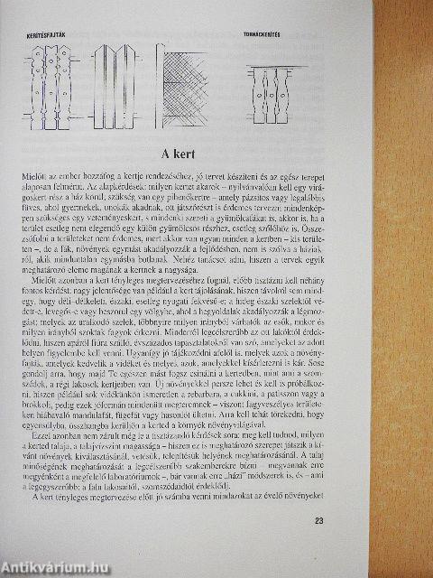 1999. esztendei Kerti Kalauz, Kalendárium és Szakácskönyv