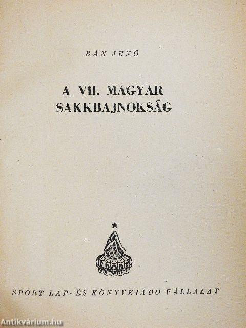 A VII. magyar sakkbajnokság
