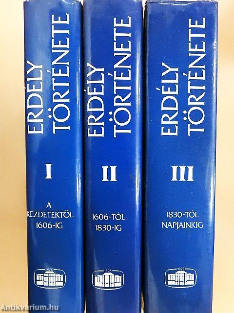 Erdély története I-III.