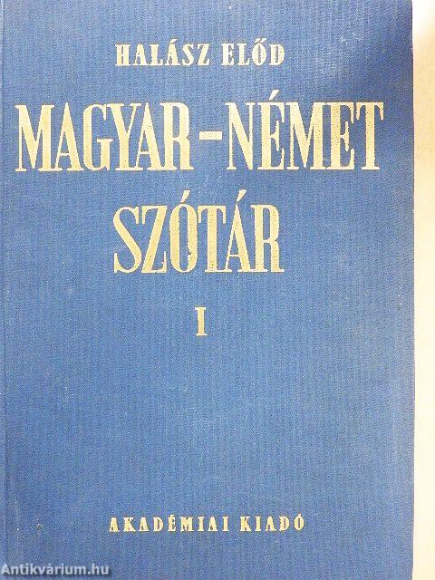 Magyar-német szótár I-II.