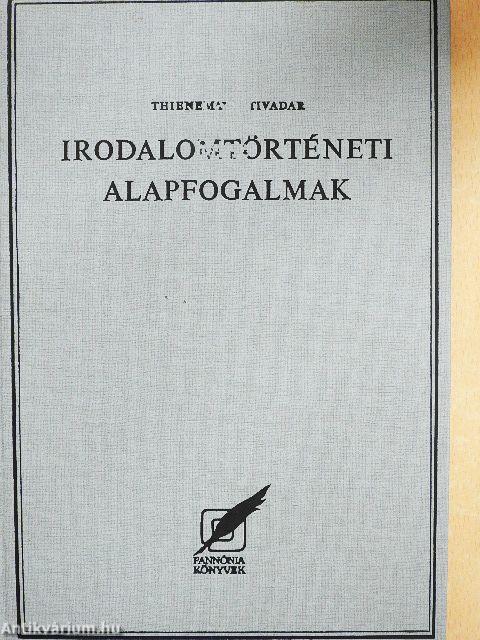 Irodalomtörténeti alapfogalmak