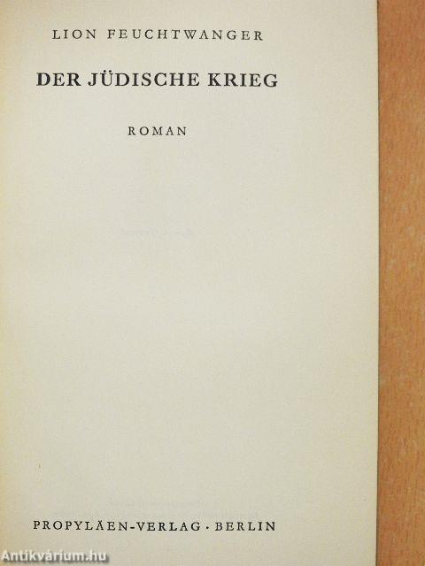 Der jüdische Krieg