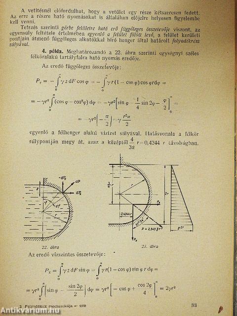 Folyadékok mechanikája