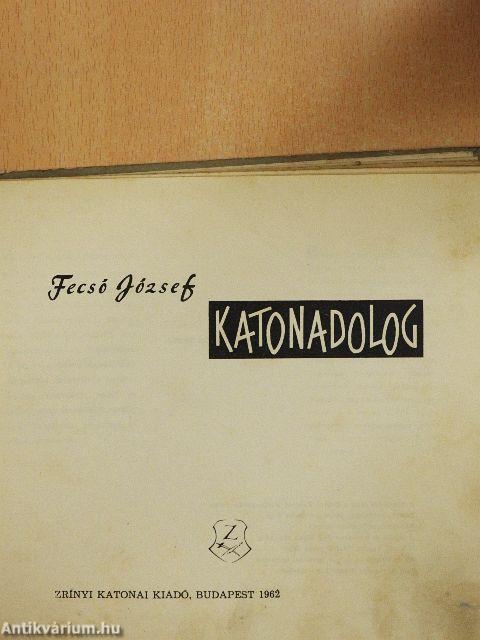 Katonadolog