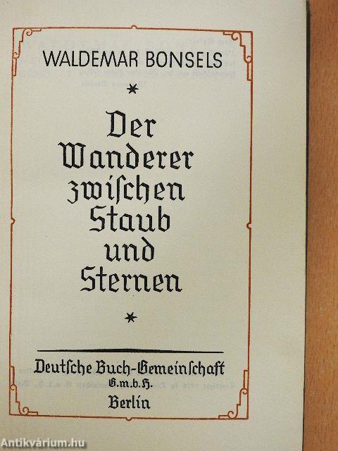 Der Wanderer zwischen Staub und Sternen (gótbetűs)