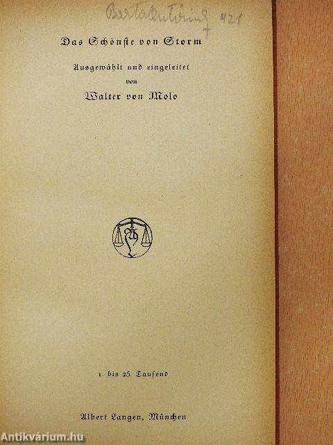 Das Schönste von Storm (gótbetűs)