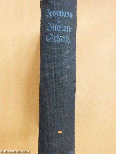 Zitaten - und Sentenzenschats der Weltliteratur/Unsere Klassiker im Volksmund (gótbetűs)