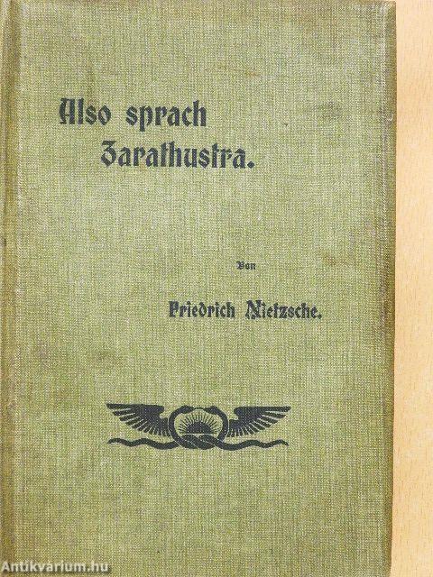 Also sprach Zarathustra (gótbetűs)