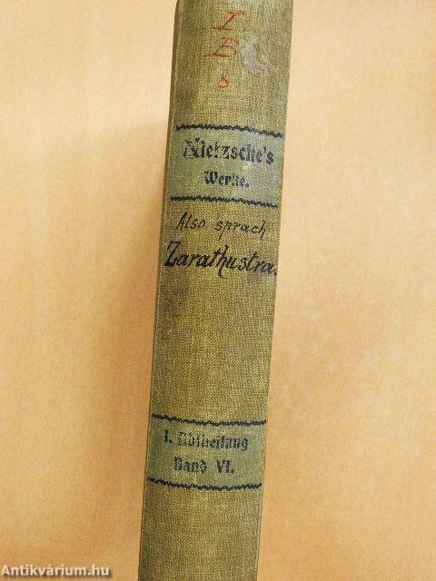 Also sprach Zarathustra (gótbetűs)