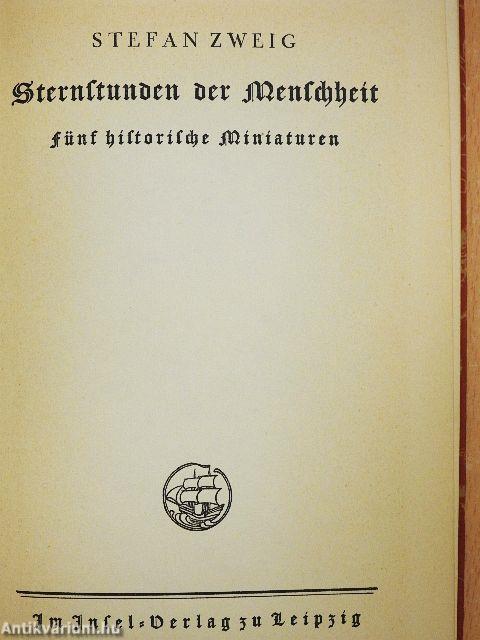 Sternstunden der Menschheit (gótbetűs)