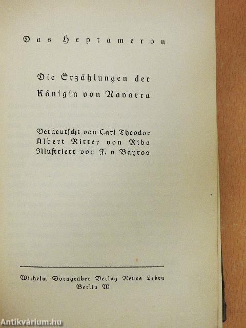 Das Heptameron (gótbetűs)